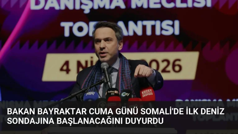 Bakan Bayraktar Cuma Günü Somali’de İlk Deniz Sondajına Başlanacağını Duyurdu