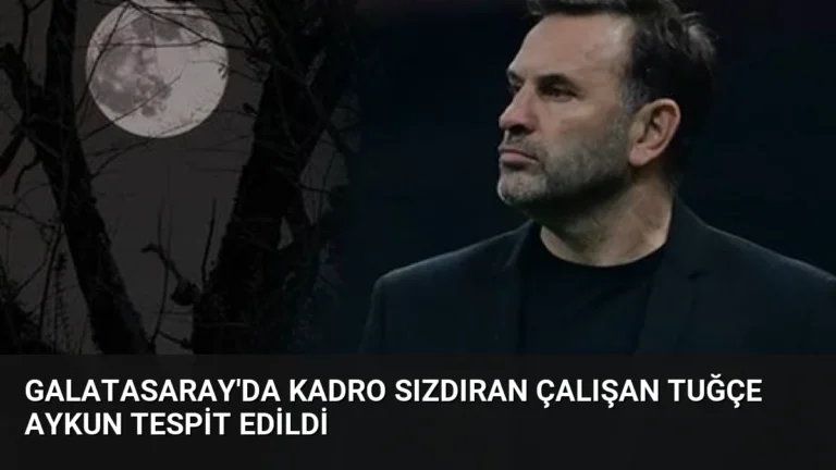 Galatasaray’da Kadro Sızdıran Çalışan Tuğçe Aykun Tespit Edildi