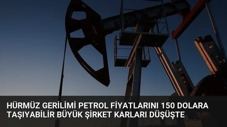 Hürmüz Gerilimi Petrol Fiyatlarını 150 Dolara Taşıyabilir Büyük Şirket Karları Düşüşte