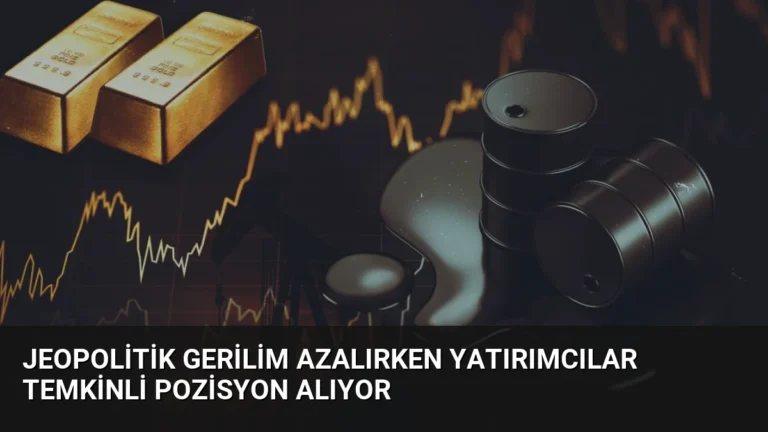 Jeopolitik Gerilim Azalırken Yatırımcılar Temkinli Pozisyon Alıyor