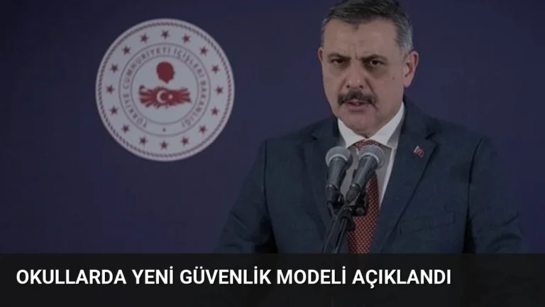 Okullarda Yeni Güvenlik Modeli Açıklandı