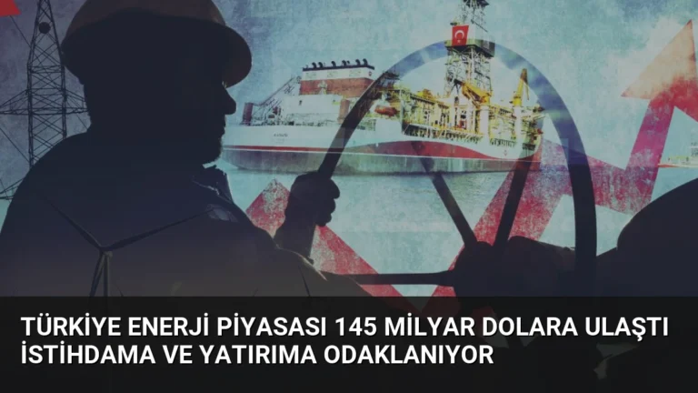 Türkiye Enerji Piyasası 145 Milyar Dolara Ulaştı İstihdama ve Yatırıma Odaklanıyor