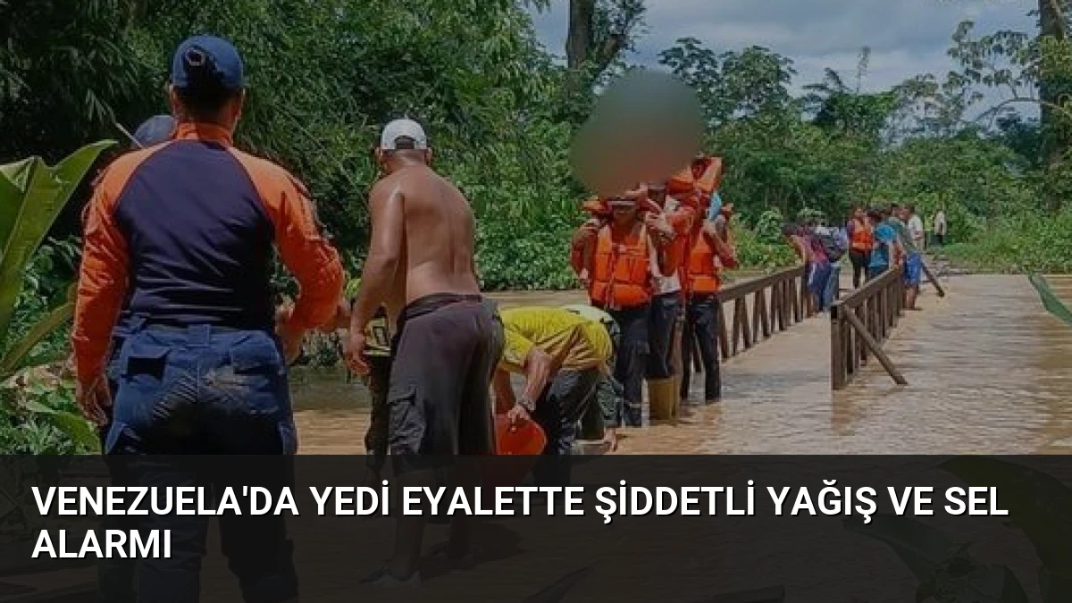 Venezuela’da Yedi Eyalette Şiddetli Yağış ve Sel Alarmı