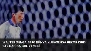 Walter Zenga 1990 Dünya Kupası’nda Rekor Kırdı 517 Dakika Gol Yemedi