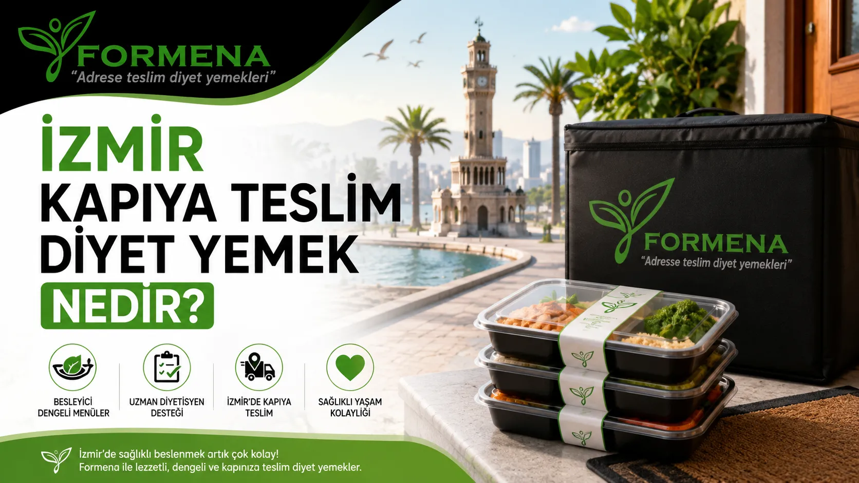 İzmir kapıya teslim diyet yemek nedir?