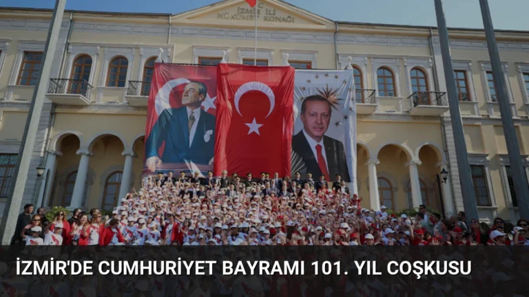 İzmir’de Cumhuriyet Bayramı 101. Yıl Coşkusu