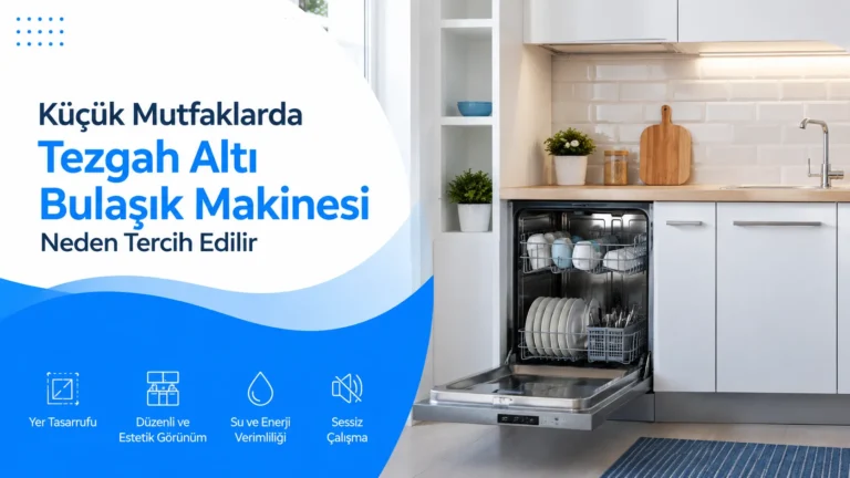 Küçük Mutfaklarda Tezgah Altı Bulaşık Makinesi Neden Tercih Edilir