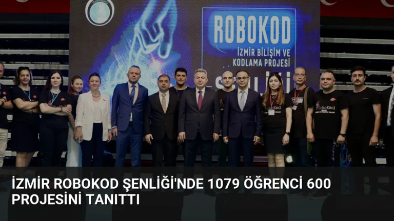 İzmir ROBOKOD Şenliği’nde 1079 Öğrenci 600 Projesini Tanıttı