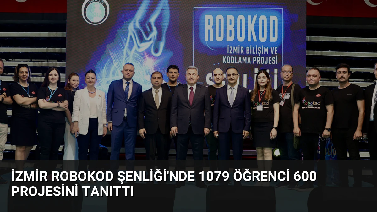 İzmir ROBOKOD Şenliği’nde 1079 Öğrenci 600 Projesini Tanıttı
