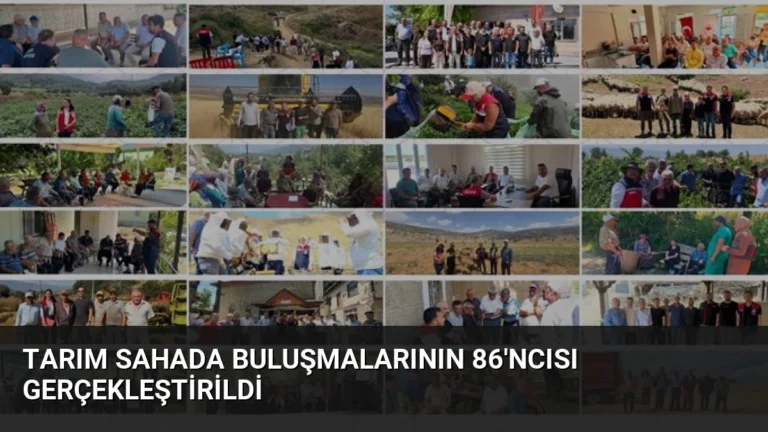 Tarım Sahada Buluşmalarının 86’ncısı Gerçekleştirildi