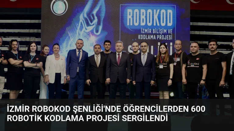 İzmir ROBOKOD Şenliği’nde Öğrencilerden 600 Robotik Kodlama Projesi Sergilendi