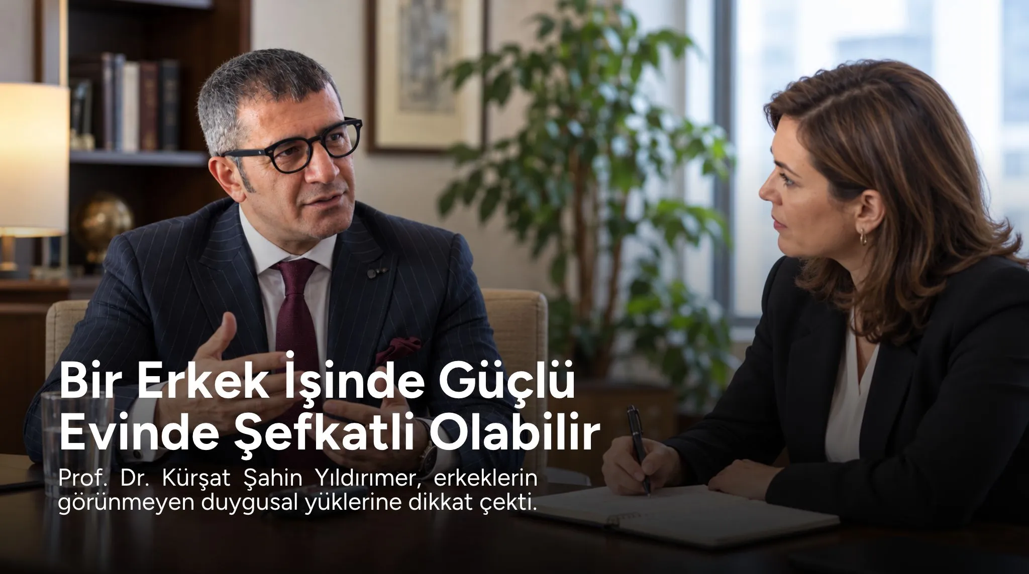 Erkeklerden Her Rolde Kusursuz Olmaları Bekleniyor: Prof. Dr. Kürşat Şahin YILDIRIMER Erkek Psikolojisini Anlattı