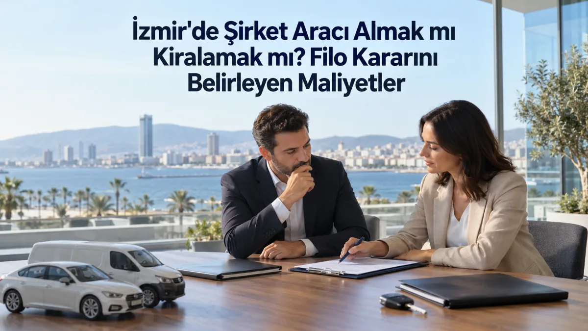 İzmir’de Şirket Aracı Almak mı Kiralamak mı? Filo Kararını Belirleyen Maliyetler