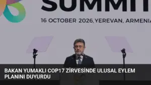 Bakan Yumaklı COP17 Zirvesinde Ulusal Eylem Planını Duyurdu